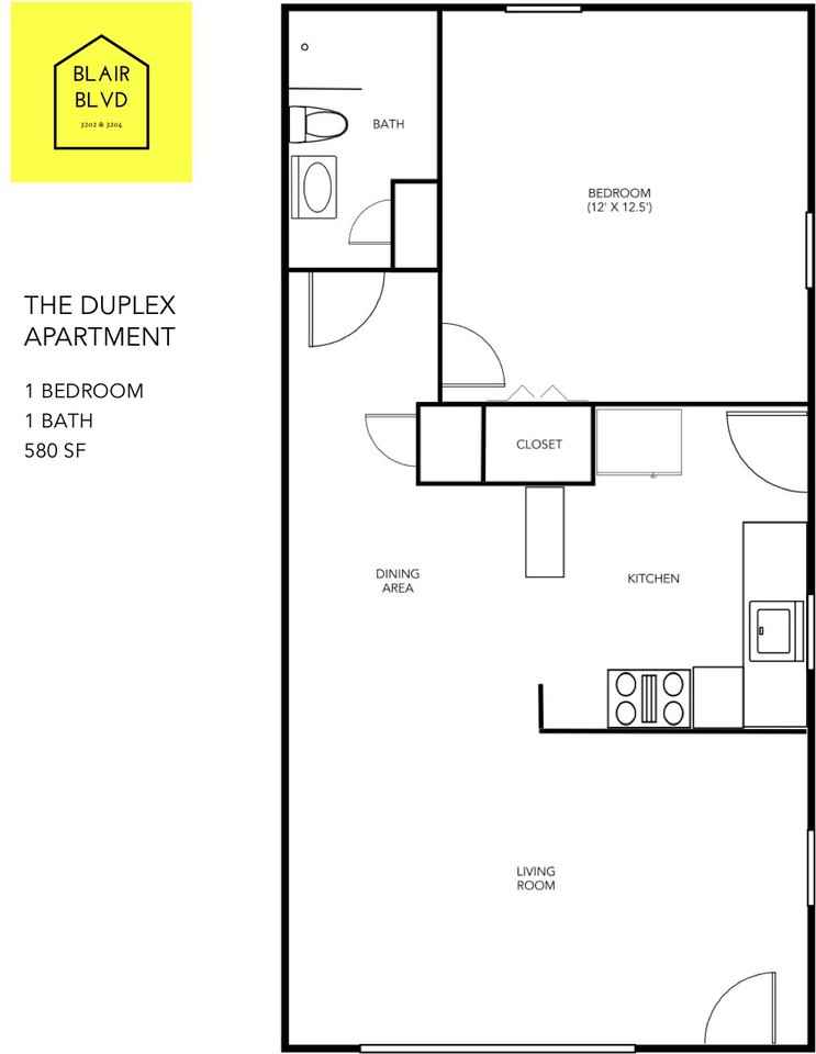 3202 Blair BoulevardUnit A #3202A - Photo 6 of 12