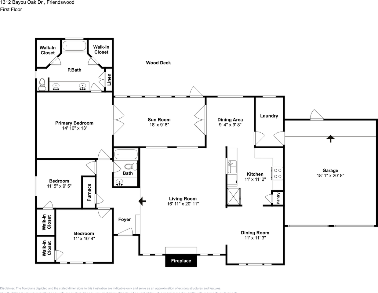 1312 Bayou Oak Dr - Photo 2 of 18