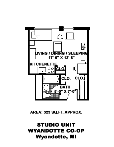 Wyandotte Coop Senior Apartments 2455 Biddle Ave, Wyandotte, MI