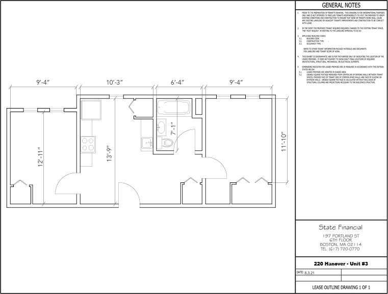 223 Hanover St #3