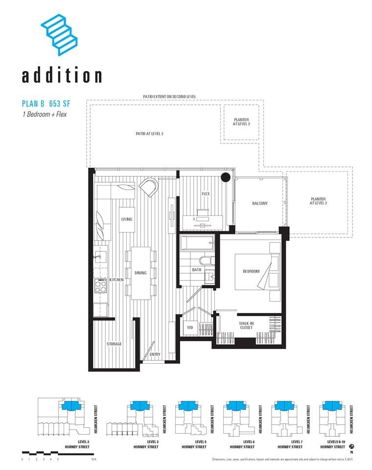 1133 Hornby Street 10xx, Vancouver, BC V6Z 1W1 1 Bedroom Apartment