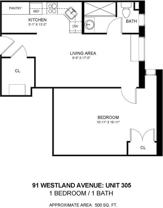 91 Westland Ave #305 - Photo 1 of 1