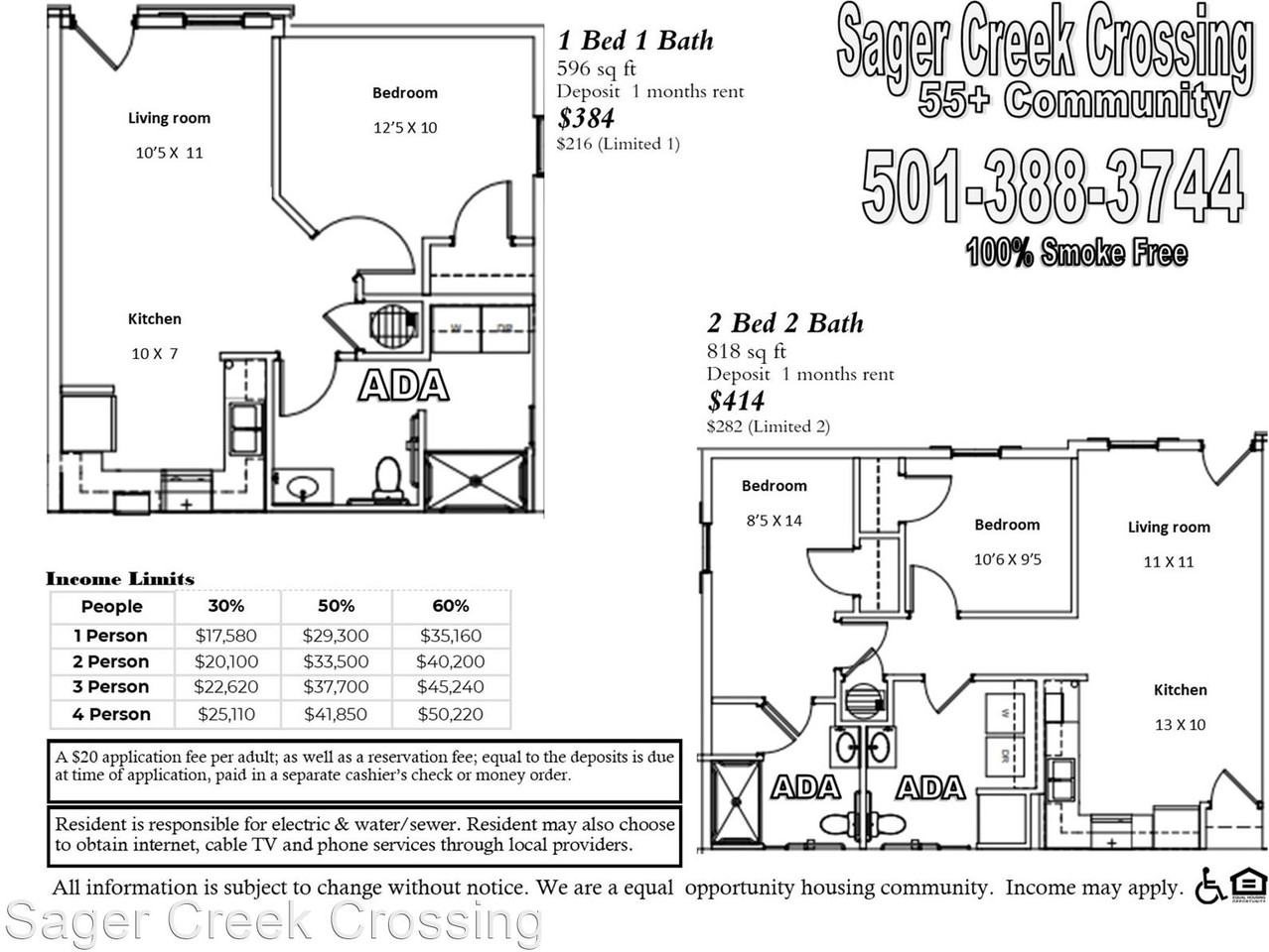 Sager Creek Crossing You Home Apartments 801 E Lake Francis Dr, Siloam Springs, AR