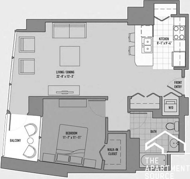 355 E Ohio St #2BR2BA - Photo 4 of 35