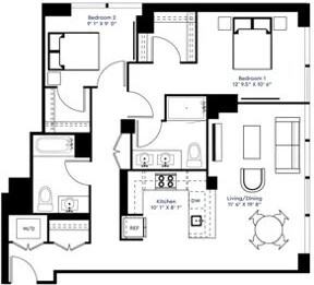 207 West Harrison Street #2BR2BA - Photo 5 of 19