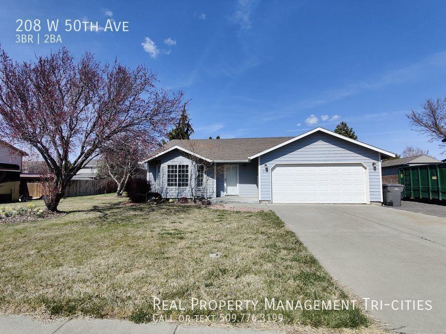 208 W 50th Ave, Kennewick, WA 99337 3 Bedroom House for 2,100/month