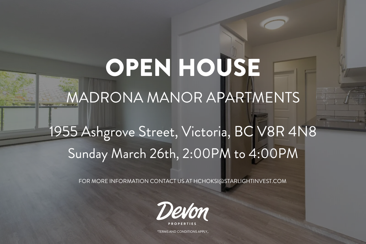 Madrona Manor Apartments 1955 Ashgrove St, Victoria, BC V8R 4N8