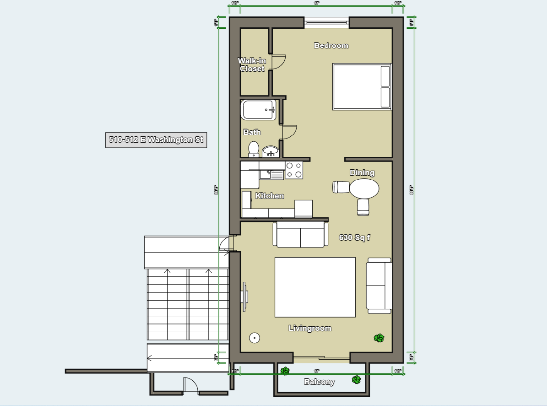 510 W Washington St #1