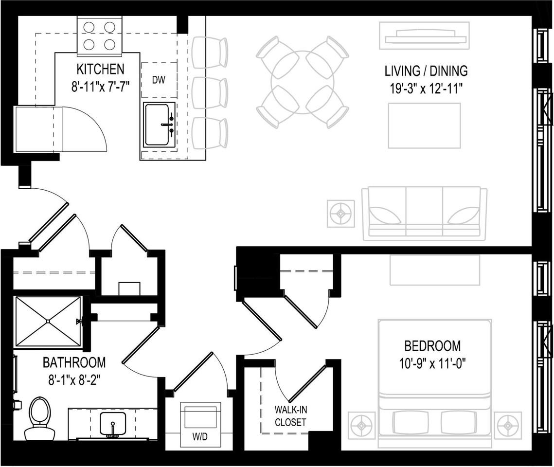 Lewis St 1317, Boston, MA 02128 1 Bedroom Apartment for Rent
