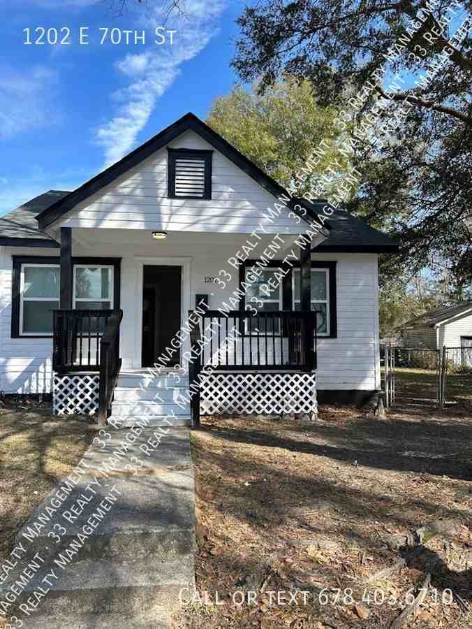 1202 E 70th St, Savannah, GA 31404 2 Bedroom House for 1,800/month
