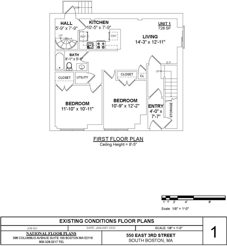 550 E 3rd St #1 - Photo 4 of 5