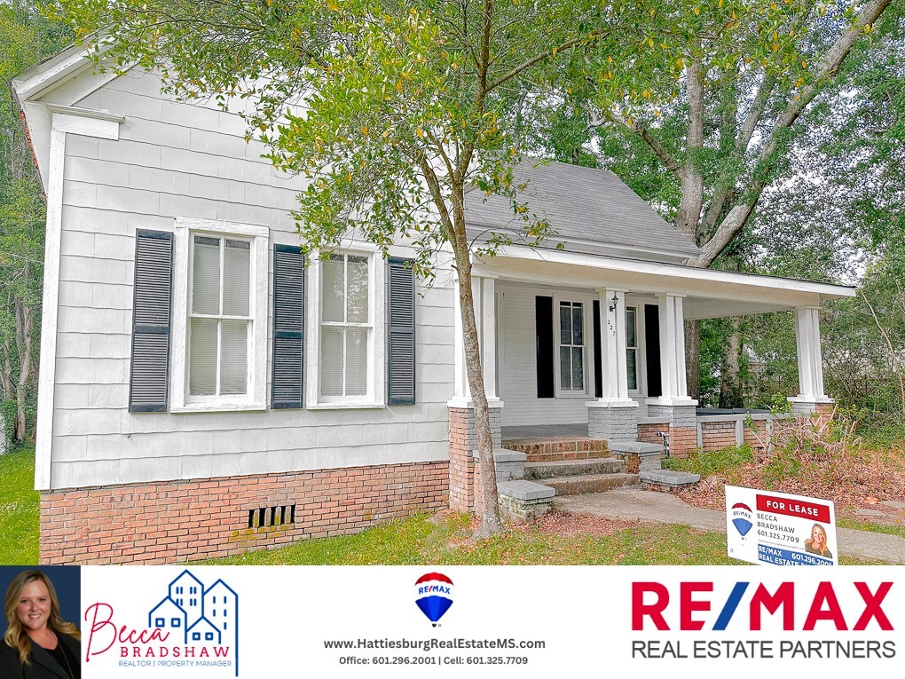 227 Miller St, Hattiesburg, MS 39401 3 Bedroom House for 975/month