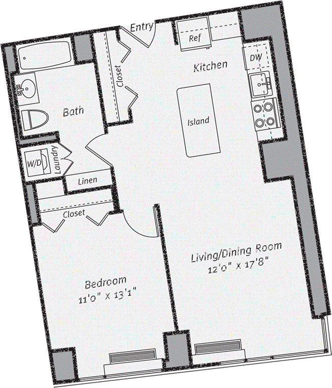 Morningside Dr 11113, New York, NY 10025 1 Bedroom Apartment for