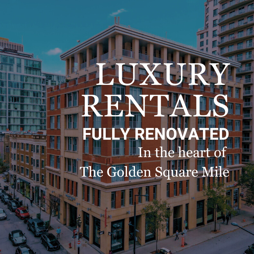 LA MONTAGNE Upscale Apartments 2015 Rue De La Montagne, Montréal, QC