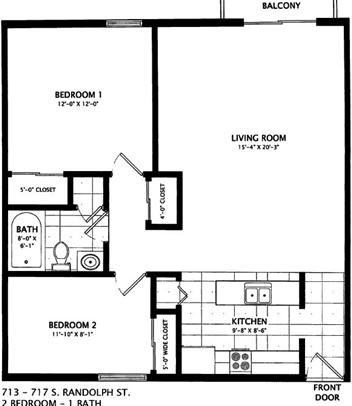 713 713 S. Randoph St. - 22 #22 - Photo 2 of 16
