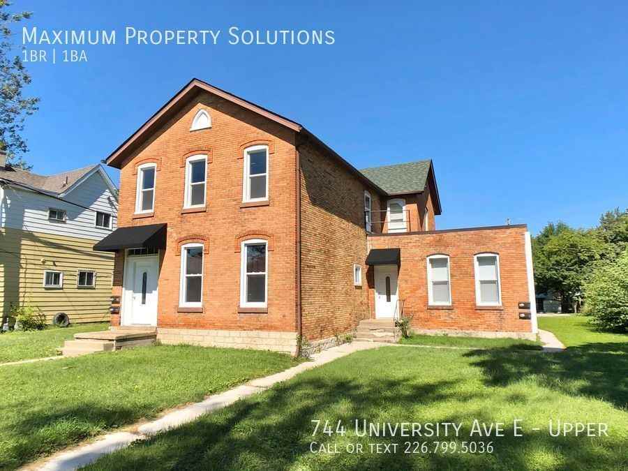 744 University Ave E UPPER, Windsor, ON N9A 2Z7 1 Bedroom Apartment