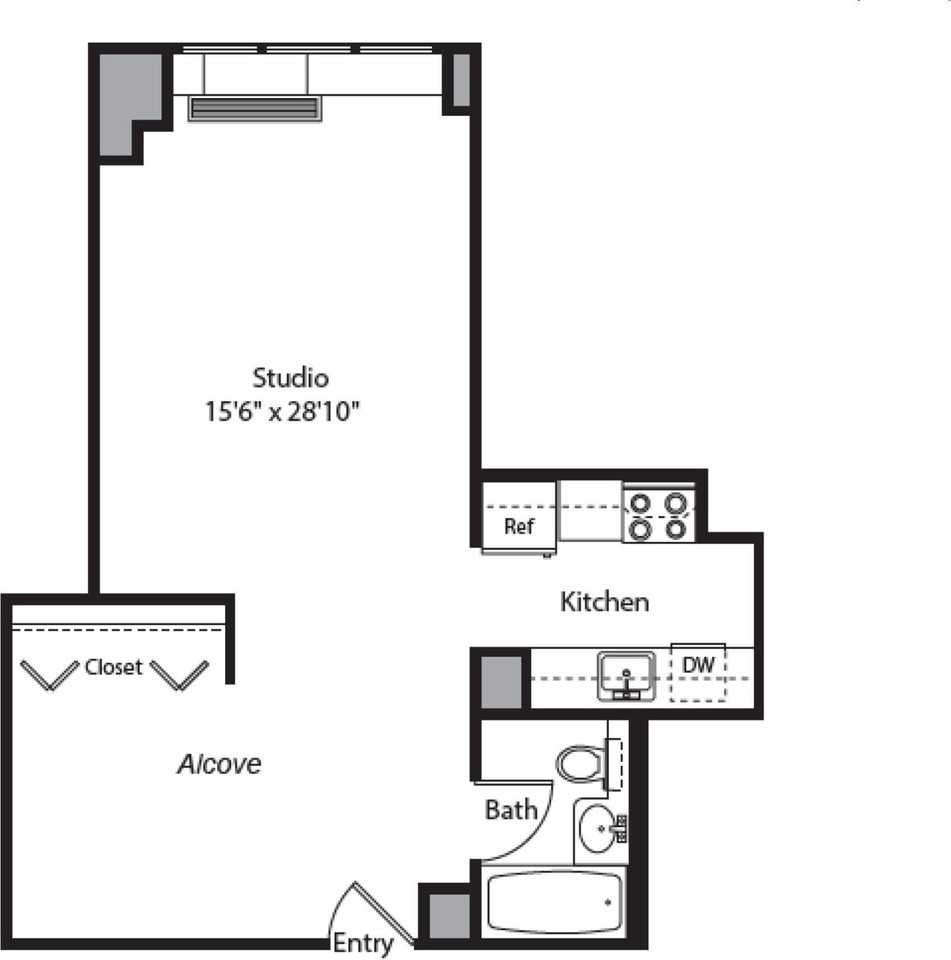 Chrystie St 823, New York, NY 10002 Studio Apartment for 4,765/month