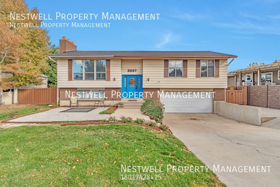 5557 S 2200 W, Taylorsville, UT 84129 4 Bedroom House for 2,395/month