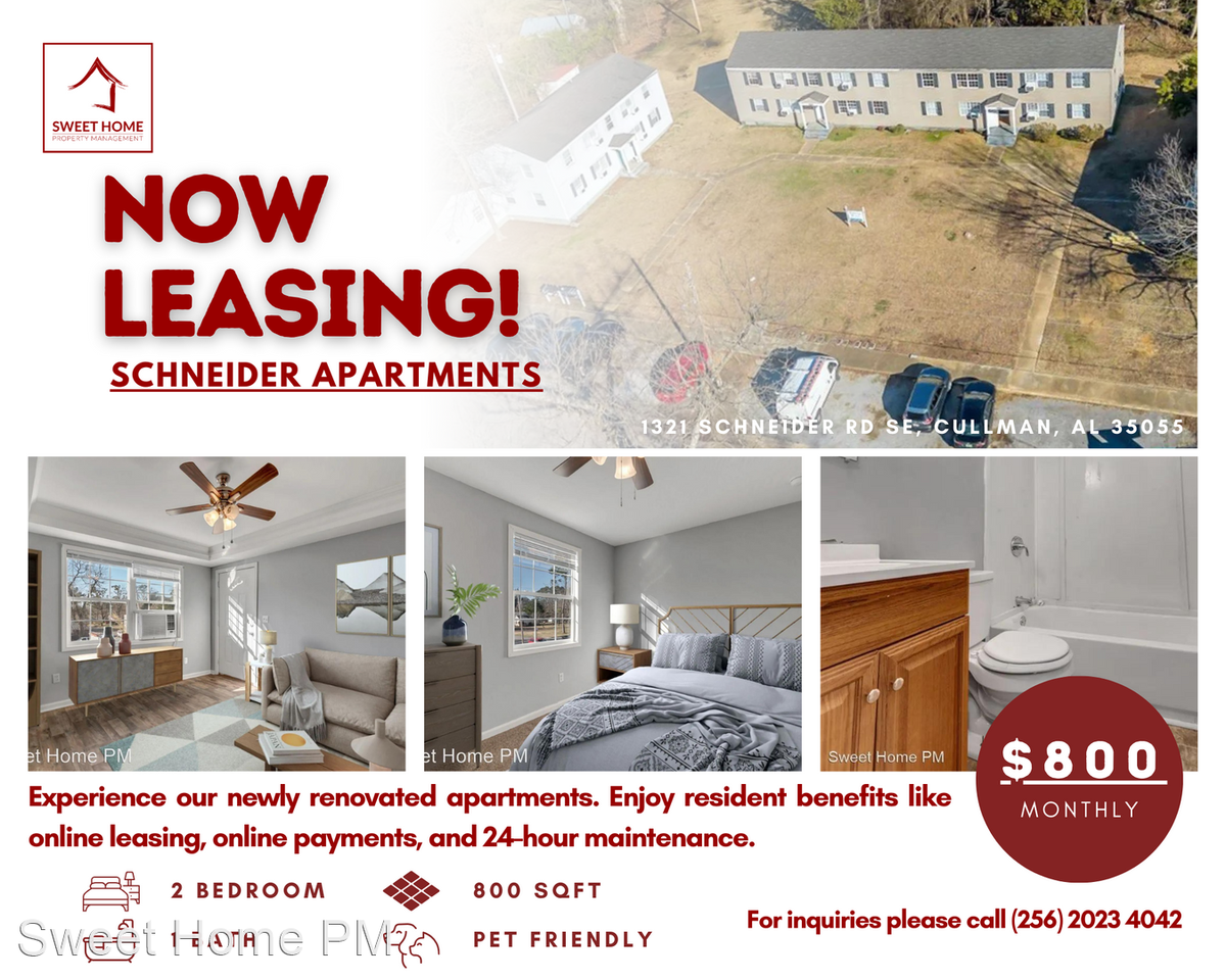 Recently Renovated Apartments in Cullman AL 1315 Schneider Rd Se