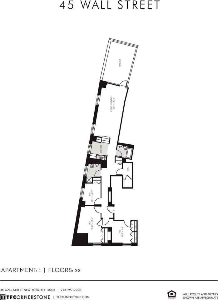 Wall St 2201, New York, NY 10005 3 Bedroom Apartment for 7,353/month Zumper