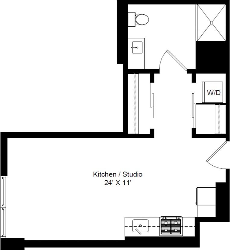 N La Salle Dr 617, Chicago, IL 60654 Studio Apartment for 1,995/month