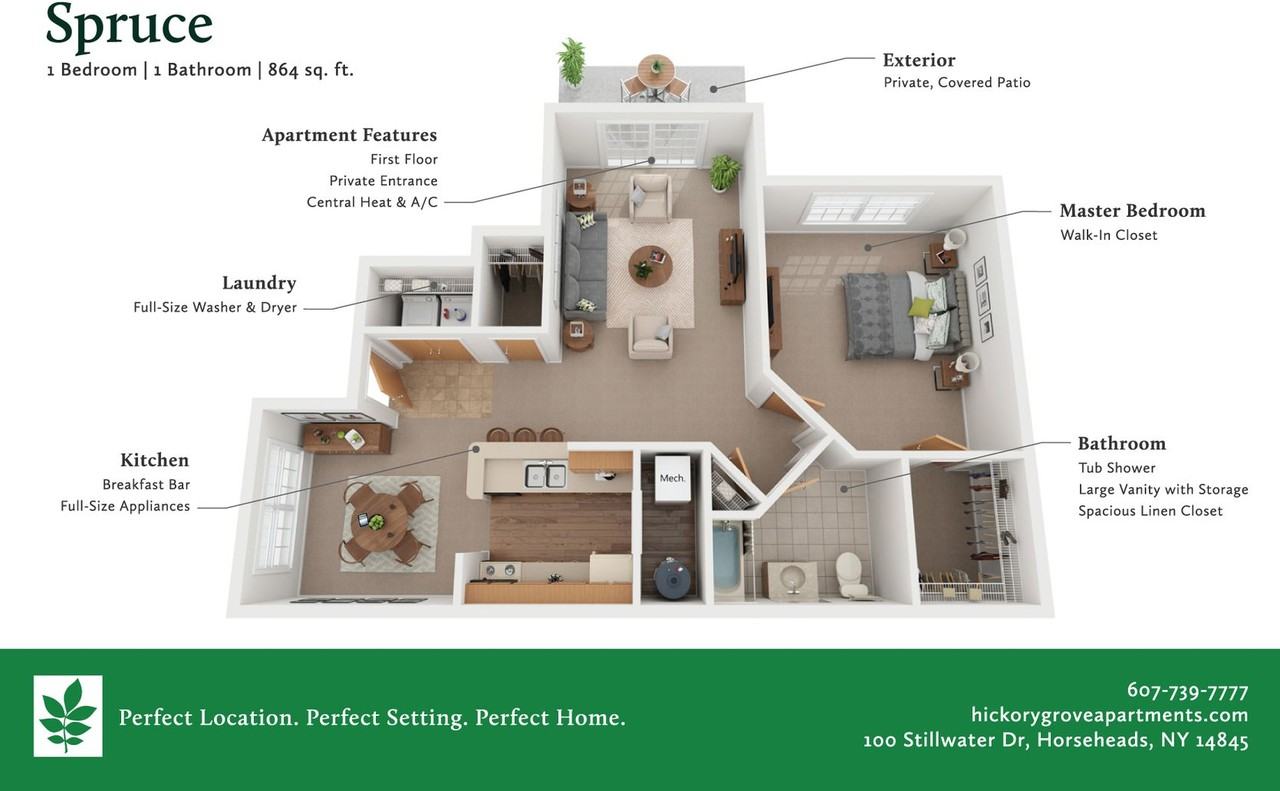 Stillwaters, Hickory Grove Apartments - Photo 2 of 31