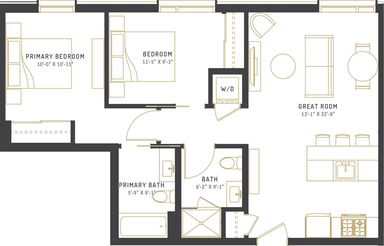 N Sheridan Rd 220, Chicago, IL 60640 2 Bedroom Apartment for 2,900