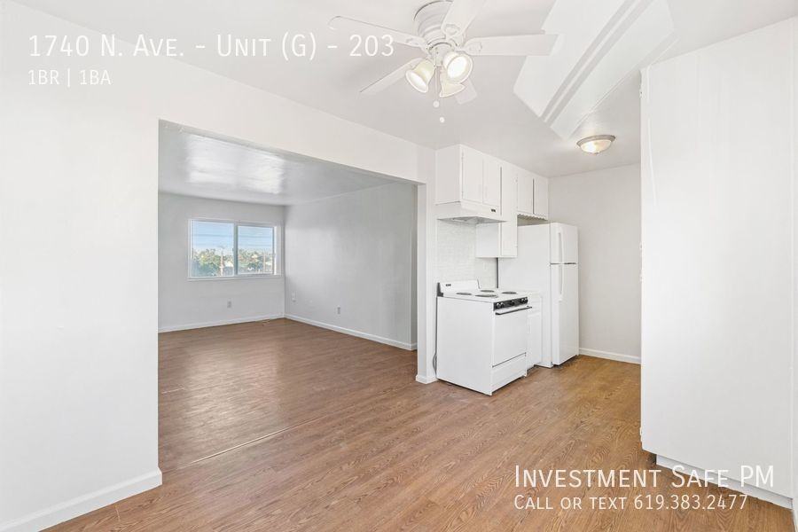1740 N. Ave. Unit (G) 203, National City, CA 91950 1 Bedroom