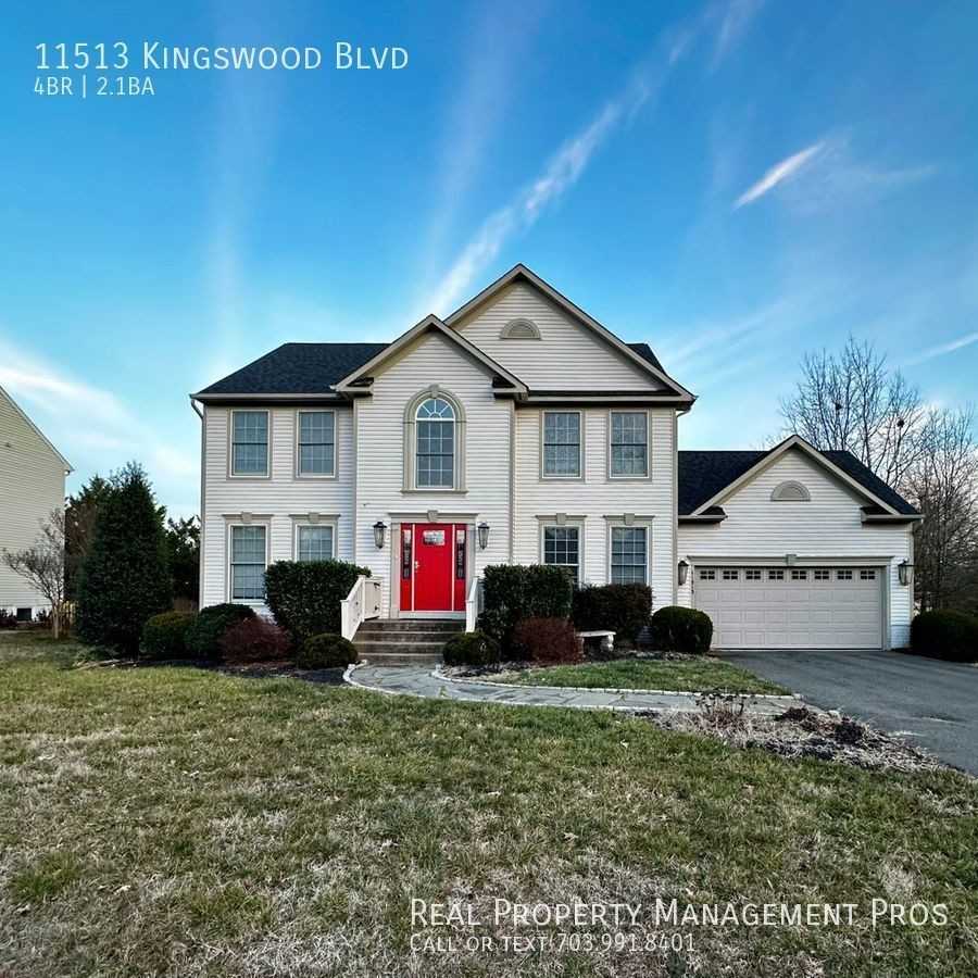 11513 Kingswood Blvd, Fredericksburg, VA 22408 4 Bedroom House for