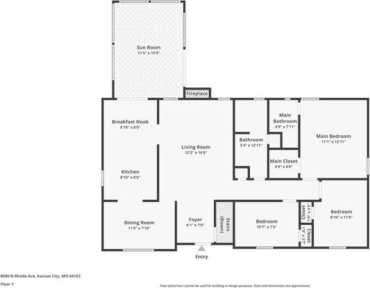 8500 N Rhode Ave - Photo 2 of 13