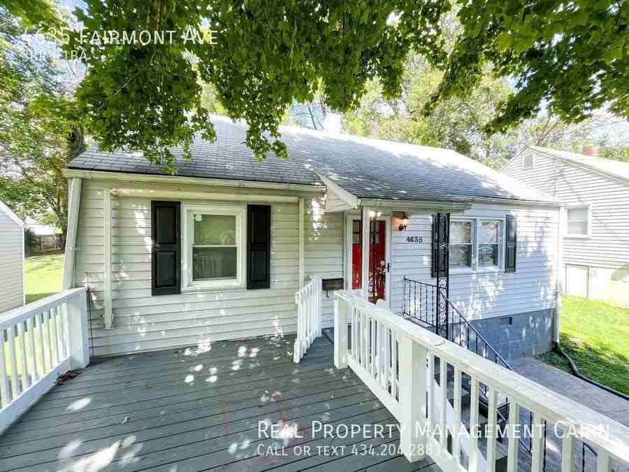 4635 Fairmont Ave, Lynchburg, VA 24502 3 Bedroom House for 1,175/month