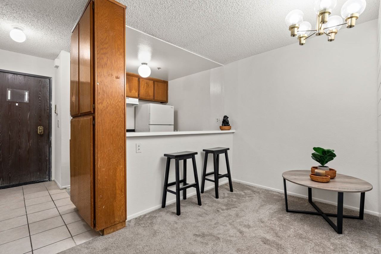 A 3 Bedroom apartment with Private & Common Bathrooms, common areas and a fully functional kitchen at 655 Kelton Ave. - Photo 6 of 7