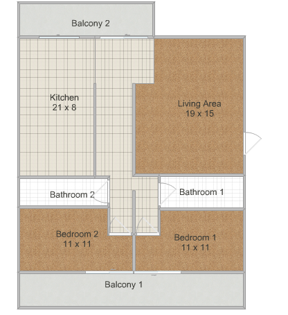 Large Quiet Two Bedroom - Photo 4 of 18