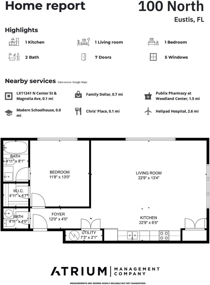 100 North Apartments in Beautiful Downtown Eustis 100 N Dewey St