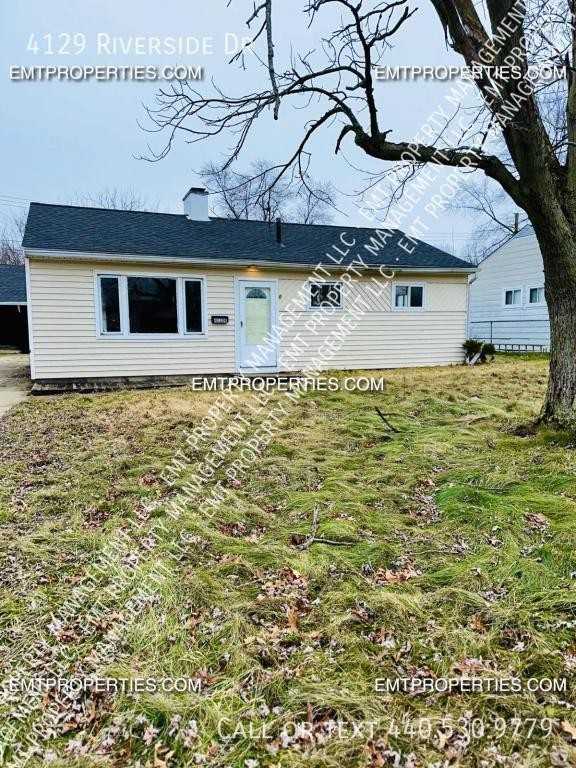 4129 Riverside Dr, Lorain, OH 44055 3 Bedroom House for 1,095/month