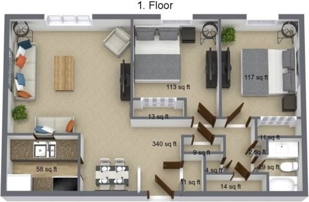 University Manor - Photo 3 of 5