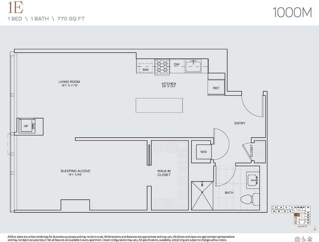 S Michigan Ave #912, Chicago, IL 60605 - 1 Bedroom Apartment for Rent ...