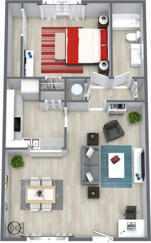 66086612 South Freeway 661224, Fort Worth, TX 76134 1 Bedroom