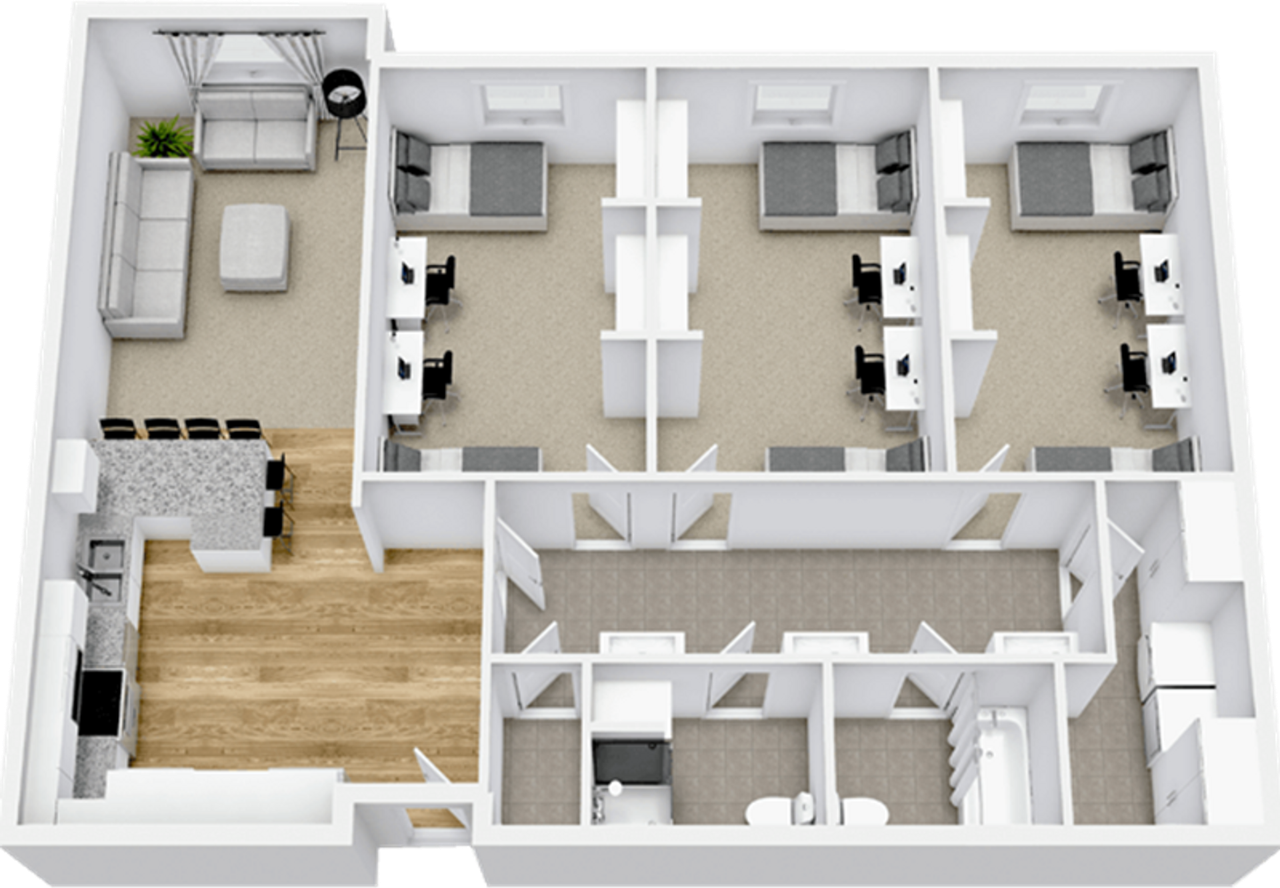 6 MENS - UPPER 6 BED (floors 2-5) - Photo 7 of 8