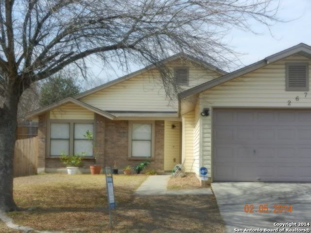 267 Saddlebrook Dr, San Antonio, TX 78245 3 Bedroom House for 1,095