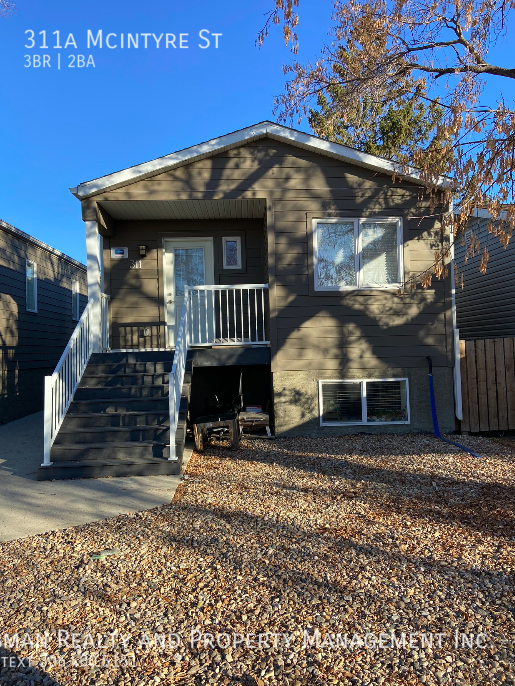 311A Mcintyre St, Regina, SK S4R 2L9 3 Bedroom Apartment for 1,600