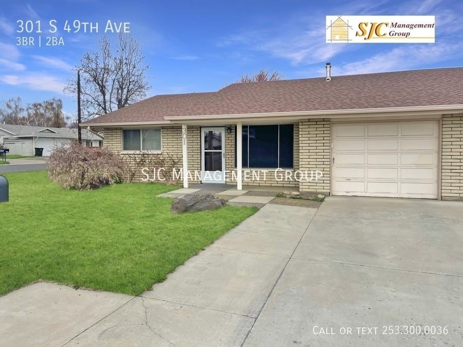 301 S 49th Ave, Yakima, WA 98908 3 Bedroom Apartment for 1,650/month