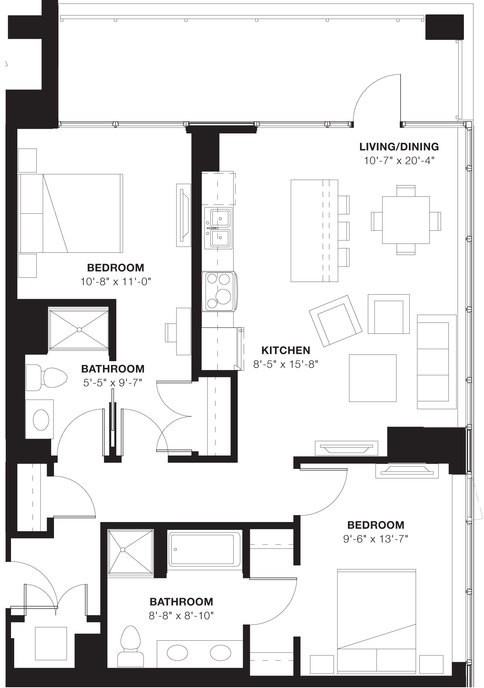 1890 Maple Ave #PH16E