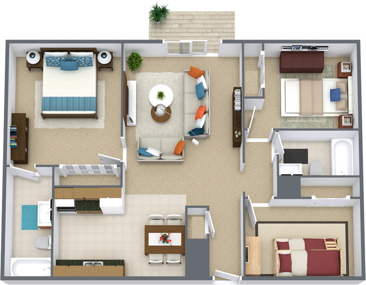 Elm Village Apartments - Photo 2 of 4