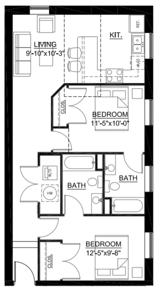 The Locker Room Lofts 425 Church Ave Sw, Roanoke, VA 24016