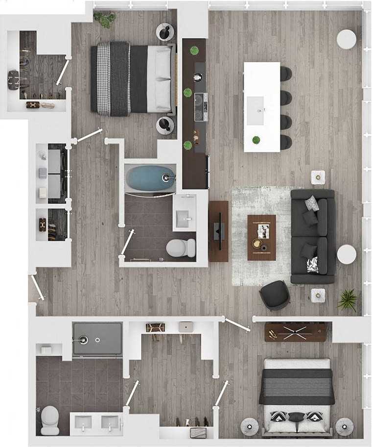 W Van Buren St #1901, Chicago, IL 60607 2 Bedroom Apartment for $5,180