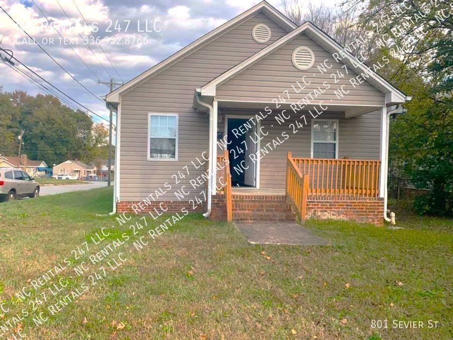 801 Sevier St, Greensboro, NC 27406 3 Bedroom Apartment for Rent