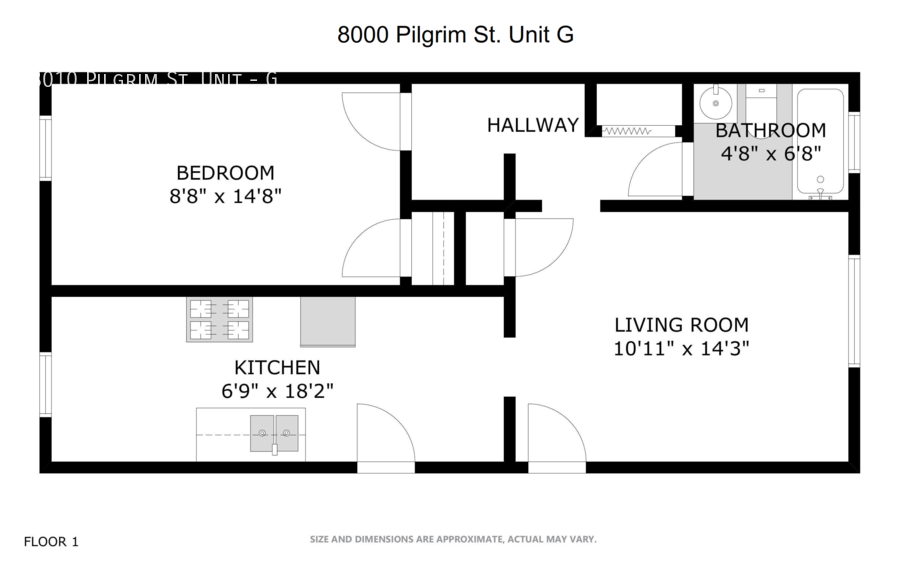 8010 Pilgrim St #G - Photo 2 of 13