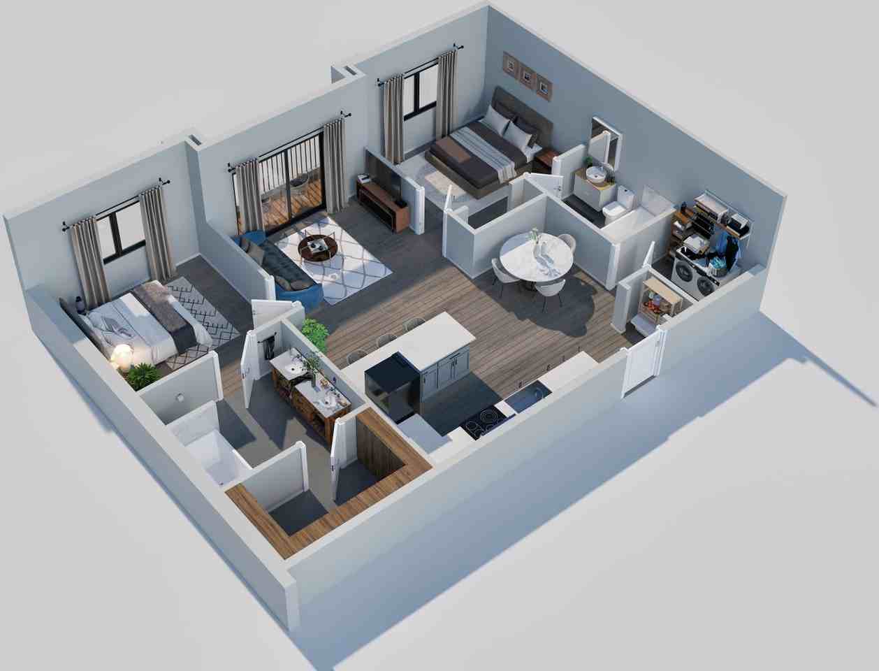 Brand New Modern Luxurious Apartments, High ceilings, W&D in unit, Quartz, Stainless Steel - Photo 2 of 4