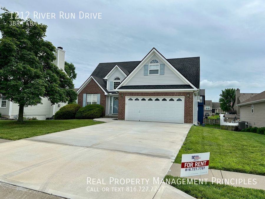 1212 River Run Dr, Platte City, MO 64079 3 Bedroom House for 2,400